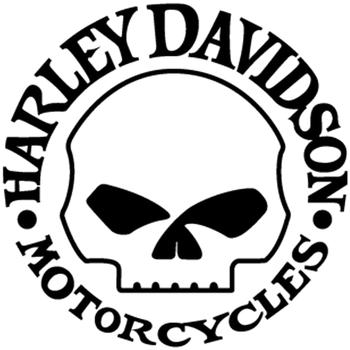 Harley Davidson Skull Logo PNG Image