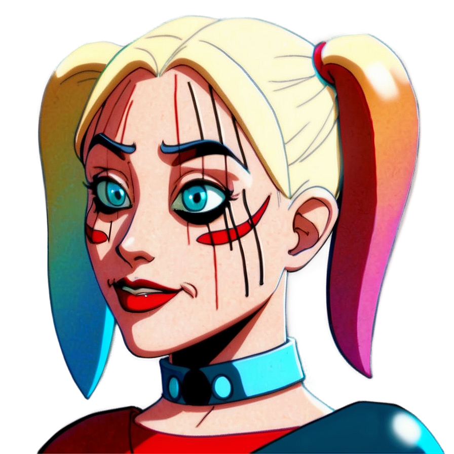 Harley Quinn Animated Series Original Png Hee PNG Image