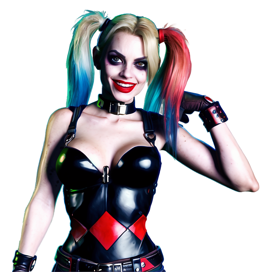 Harley Quinn Arkham Asylum Videogame Png Sie PNG Image