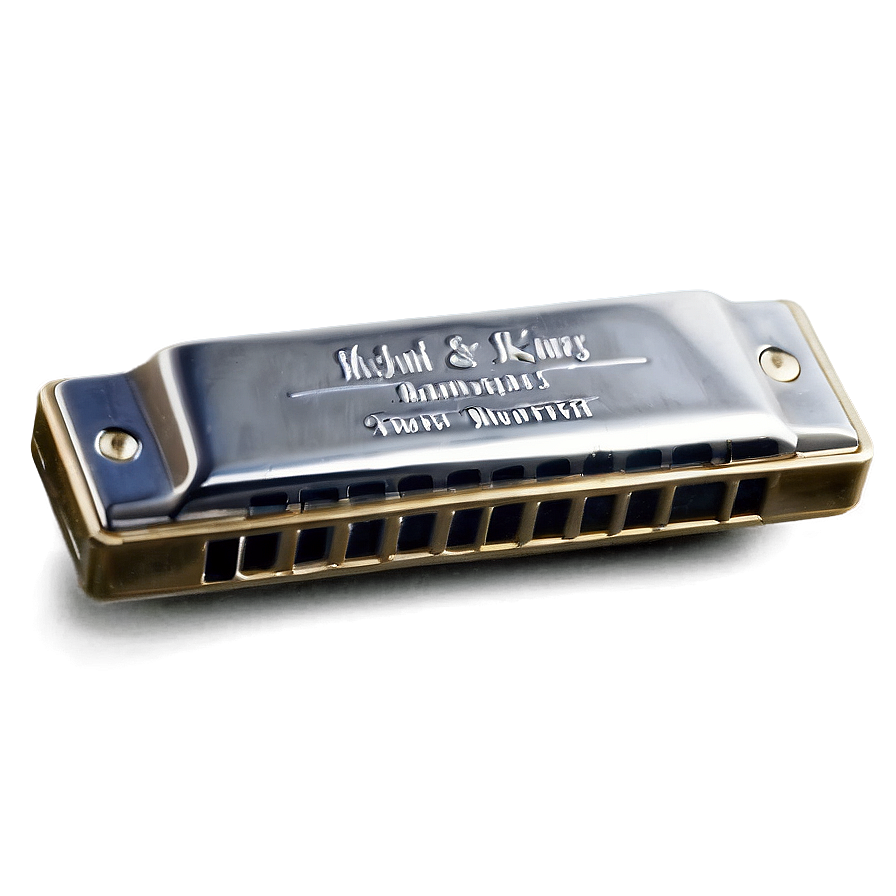 Harmonica With Music Notes Png 66 PNG Image