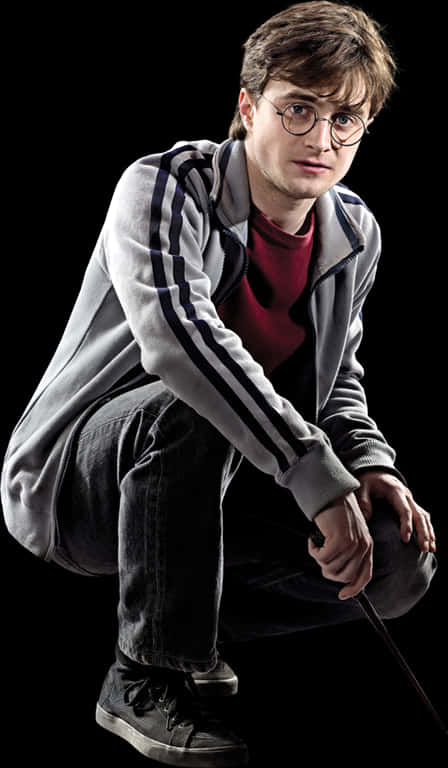 Harry Potter Casual Pose PNG Image