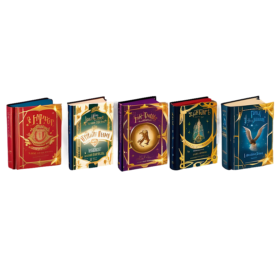 Harry Potter Hardcover Collection Png Sxk PNG Image