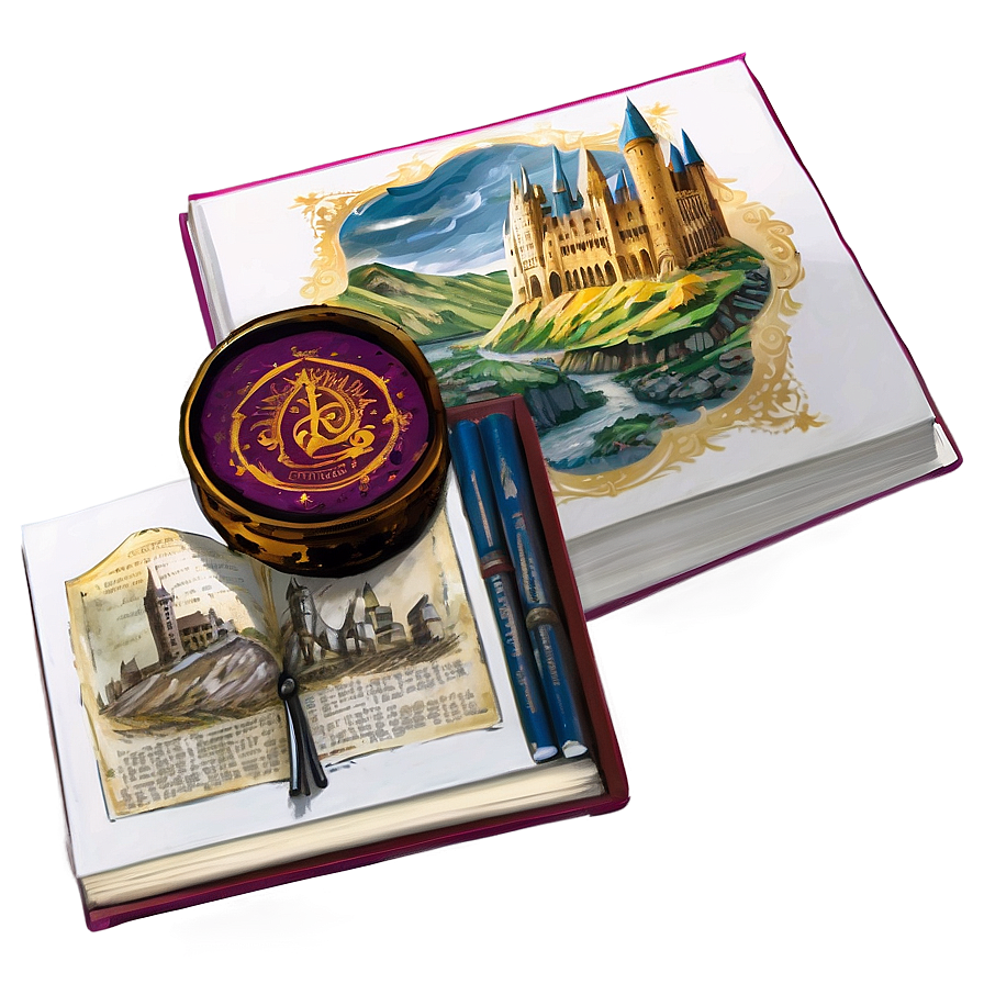 Harry Potter Illustrated Collection Png 24 PNG Image