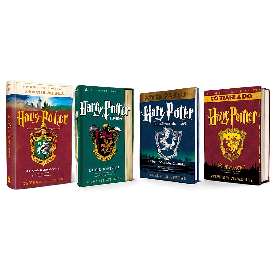 Harry Potter Original Covers Png Oht PNG Image