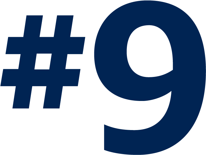 Hashtag Number Nine Graphic PNG Image