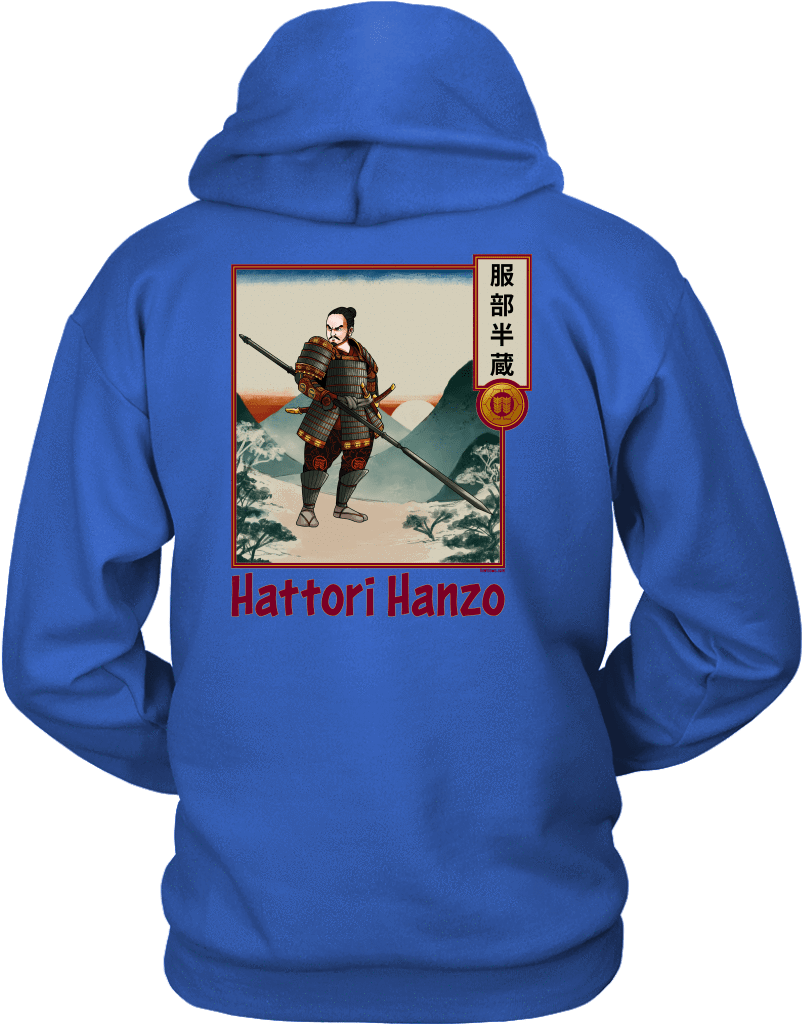 Hattori Hanzo Hoodie Design PNG Image