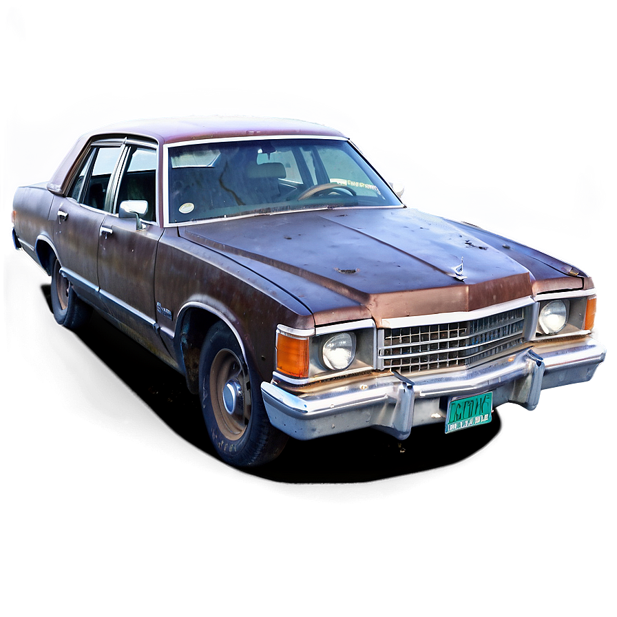 Haunted Abandoned Car Png Blt17 PNG Image