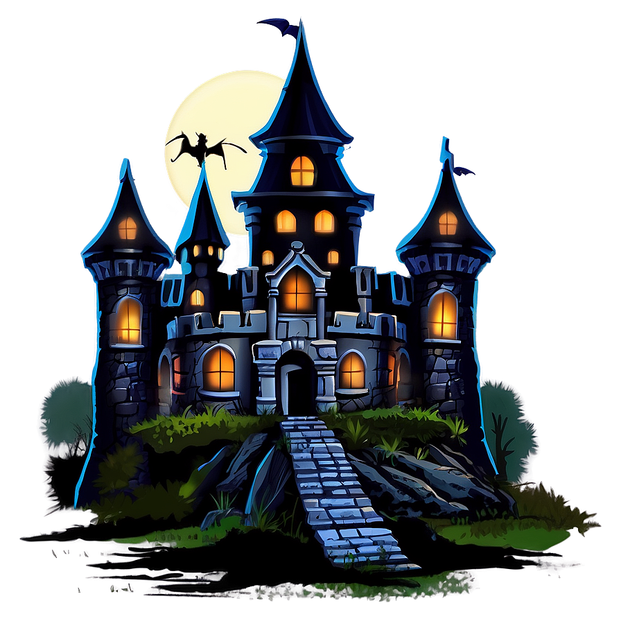 Haunted Castle Png 06202024 PNG Image