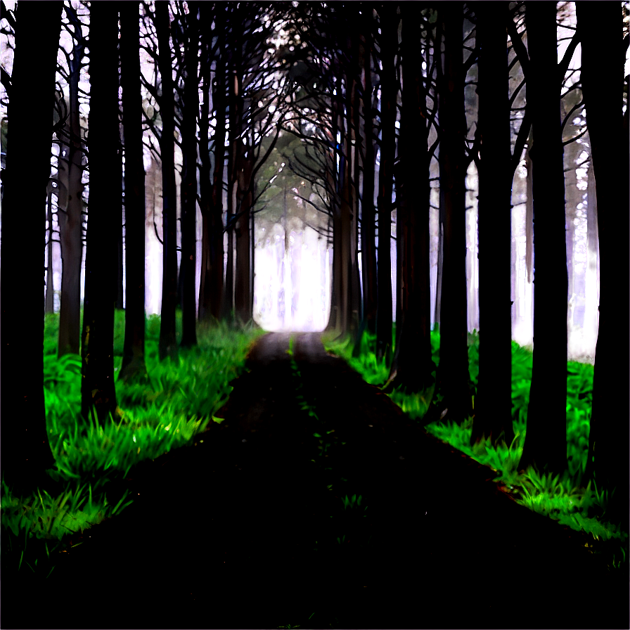 Haunted Forest Path Png Gpt67 PNG Image