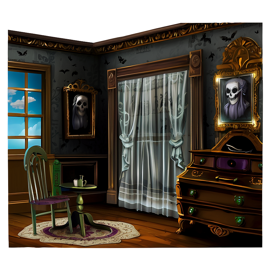 Haunted House Interior Room Png Xaa82 PNG Image