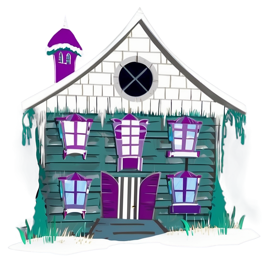 Haunted House Silhouette Png 66 PNG Image