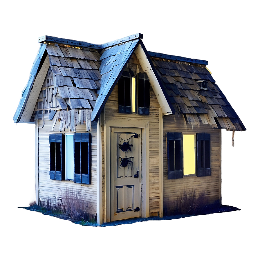 Haunted House With Creepy Eyes Png 05242024 PNG Image