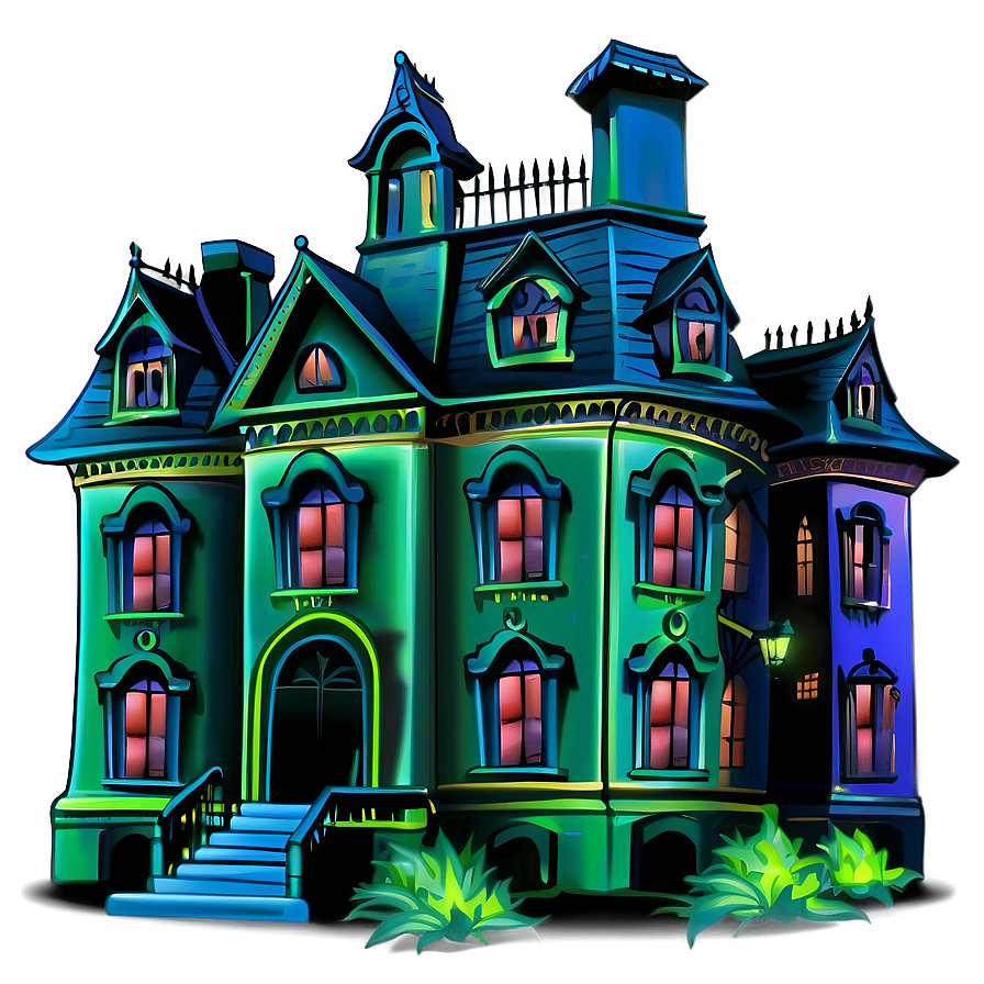 Haunted Mansion House Clipart Png 8 PNG Image