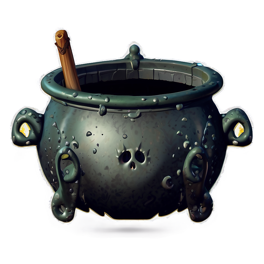 Haunted Witch's Cauldron Png Jrr PNG Image