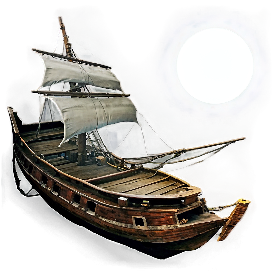 Haunting Shipwreck Night Png Xkn10 PNG Image