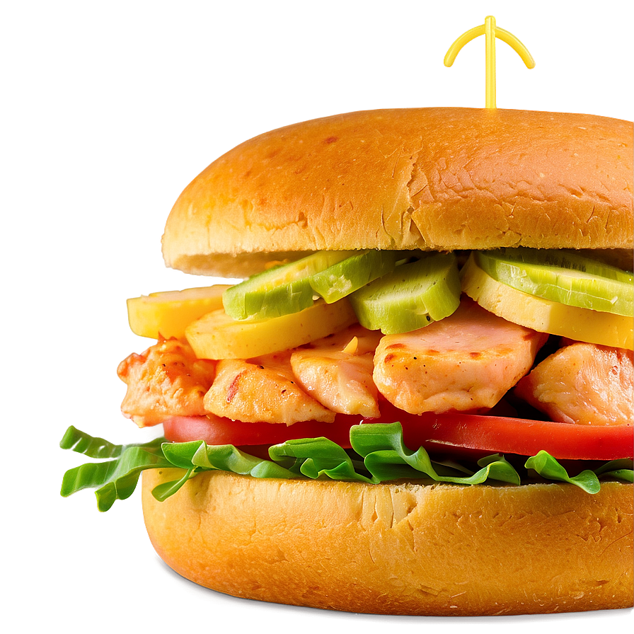 Hawaiian Chicken Sandwich Png 39 PNG Image