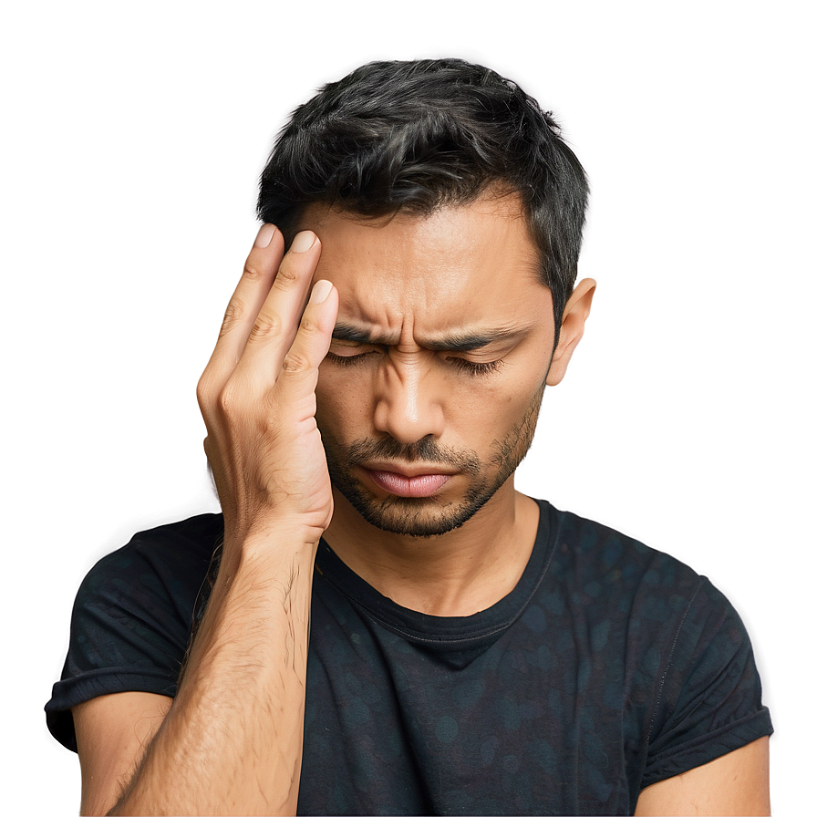 Headache From Lack Of Sleep Png Mbp PNG Image