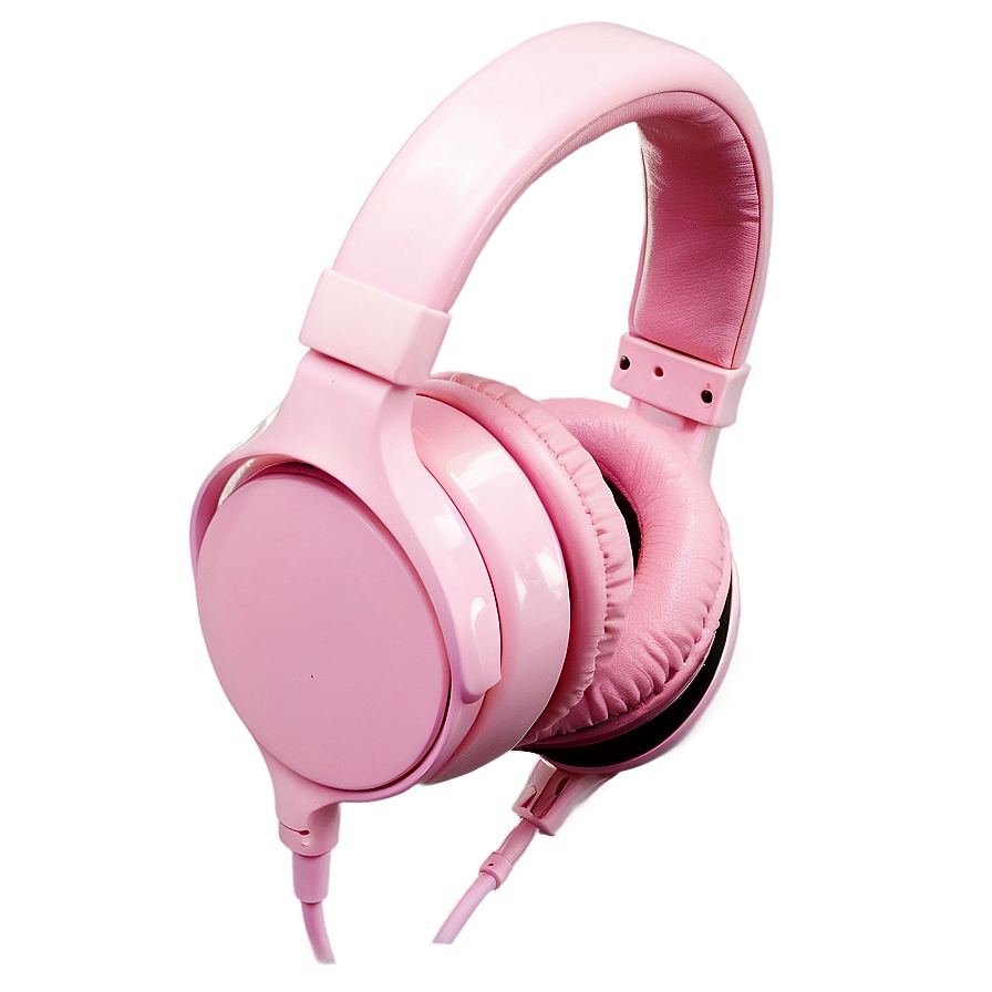 Headphones Pink Girly Png 6 PNG Image