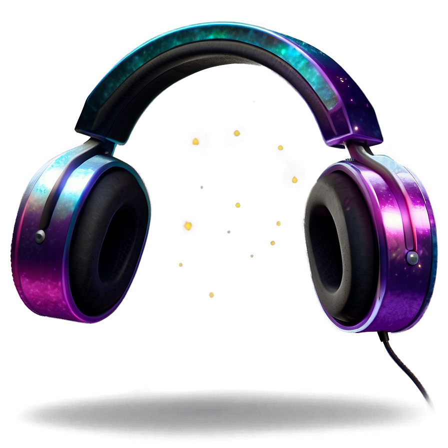 Headphones Space Theme Png 48 PNG Image