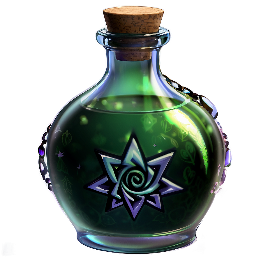 Healing Potion Bottle Png Wqg PNG Image