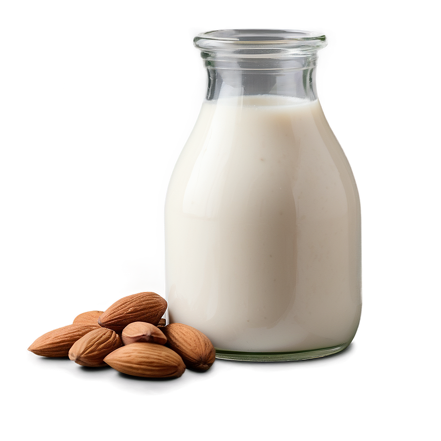 Healthy Almond Milk Recipe Png Ceg PNG Image