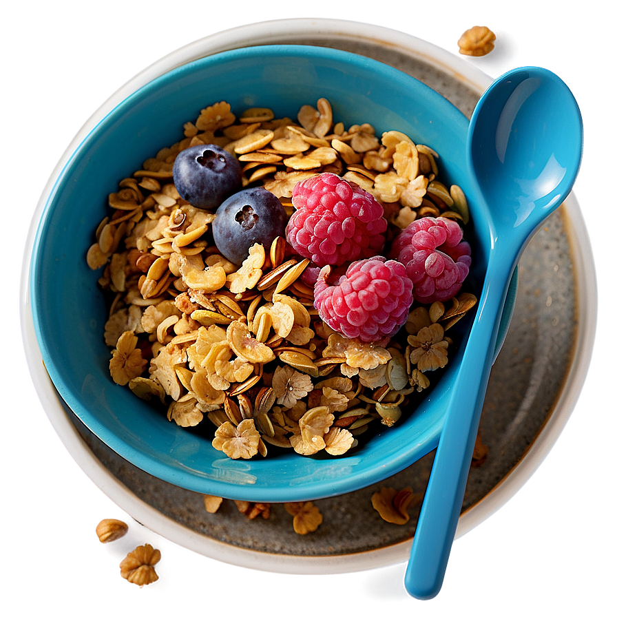 Healthy Granola Bowl Png Thv71 PNG Image