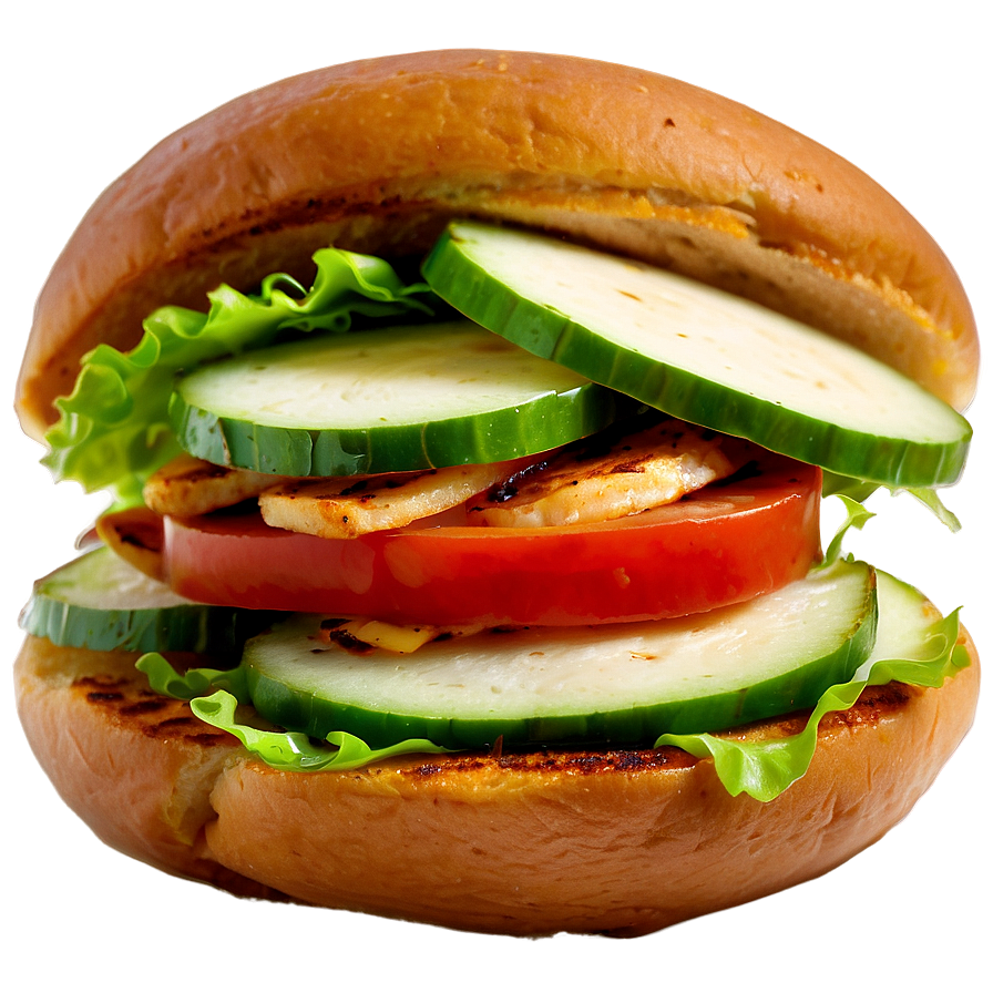 Healthy Grilled Chicken Sandwich Png Xql65 PNG Image