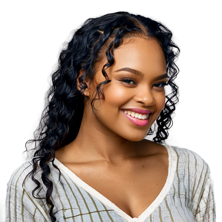 Healthy Hair Edges Png Jfj PNG Image