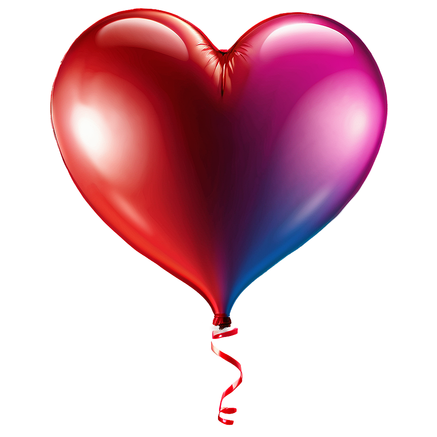 Heart Balloon For Valentine Png Chk PNG Image