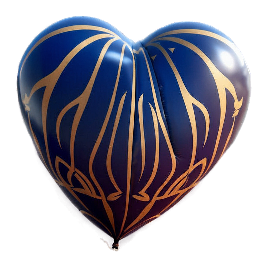 Heart Balloon Graphic Png 05252024 PNG Image