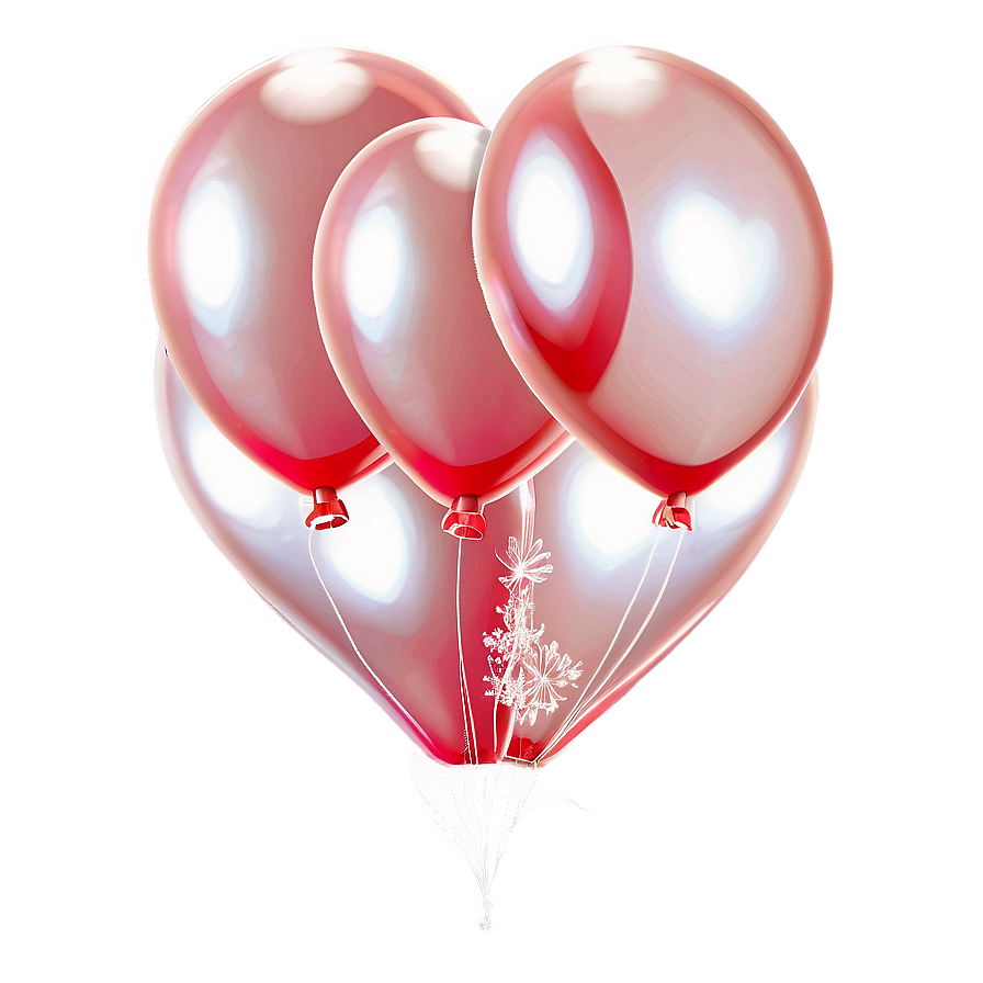 Heart Balloons Png Dxb9 PNG Image