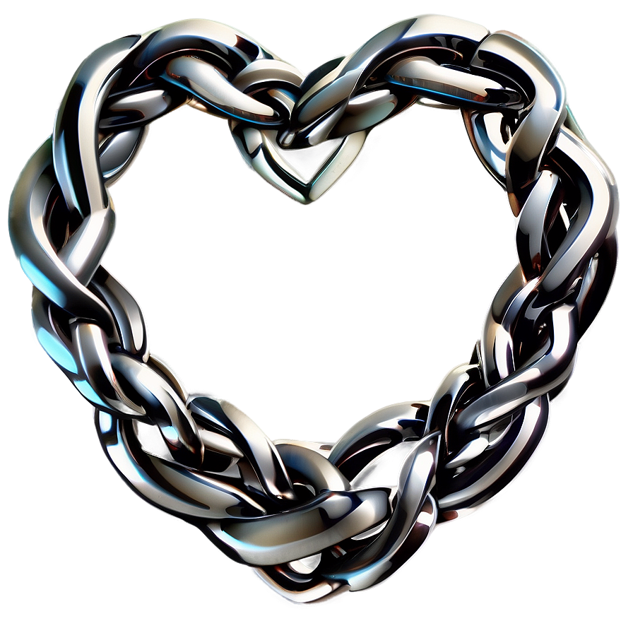 Heart Chain Link Png B PNG Image