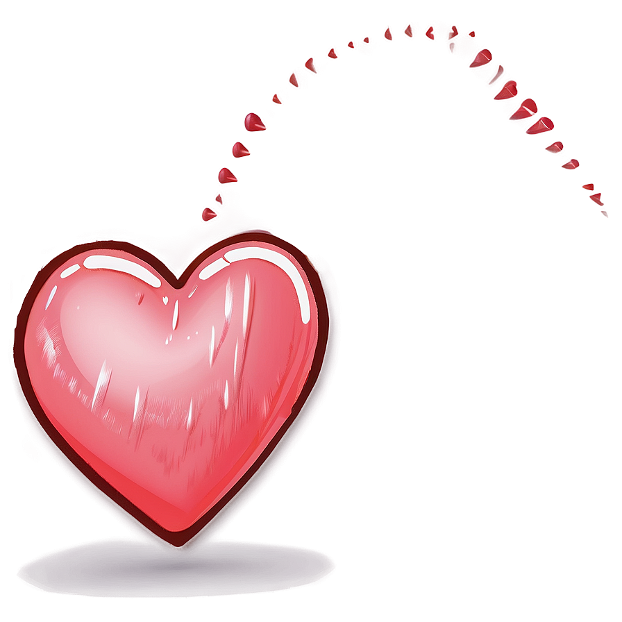 Heart Doodle A PNG Image