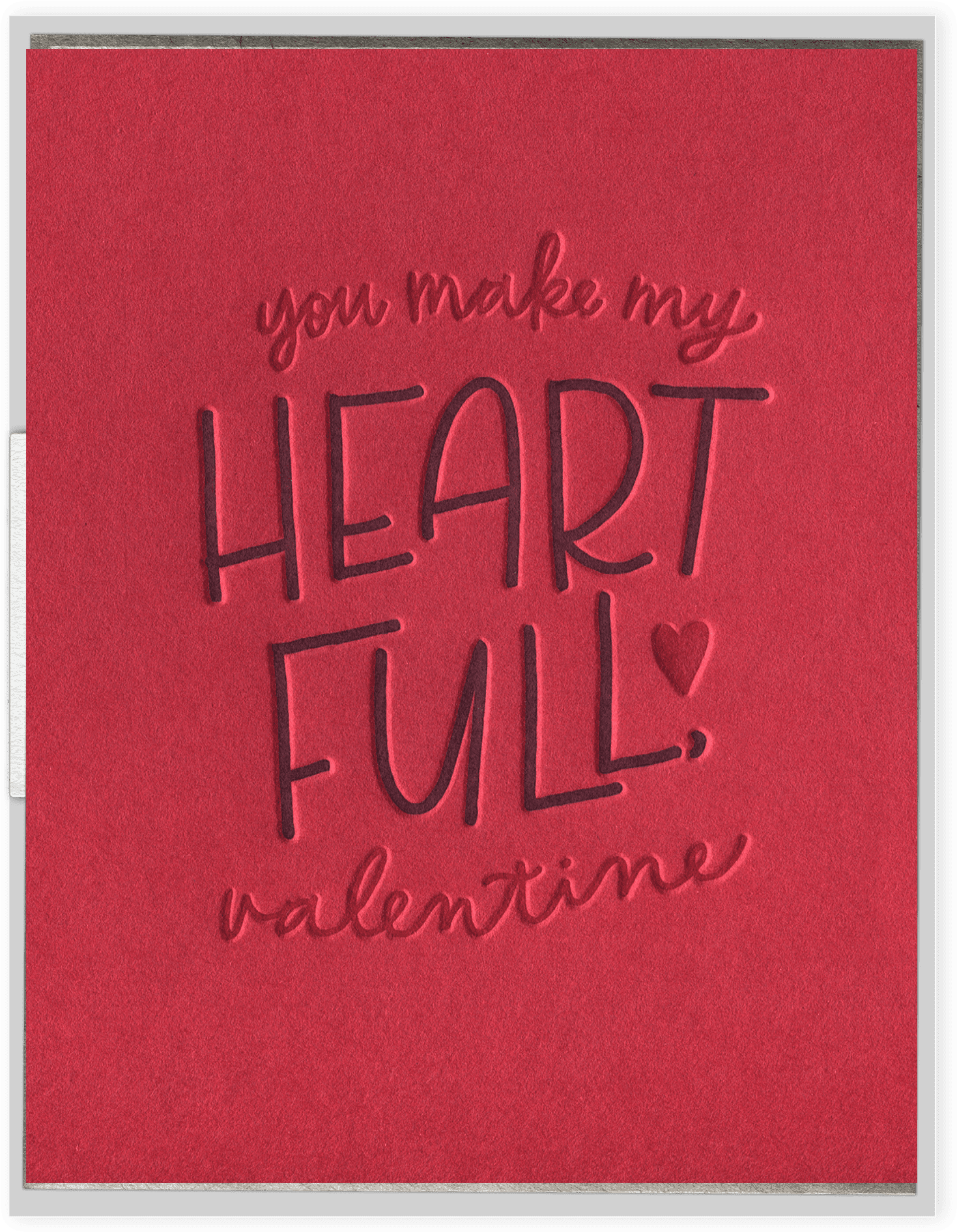 Heart Full Valentine Card PNG Image