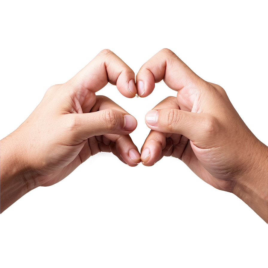 Heart Hands Support Png Jgj PNG Image