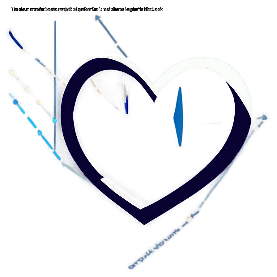 Heart Line Silhouette Png Fkb84 PNG Image