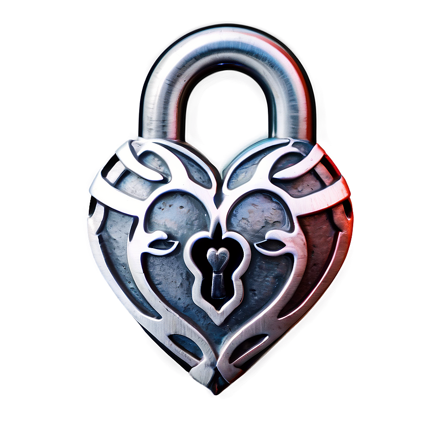 Heart Lock Tattoo Png 73 PNG Image