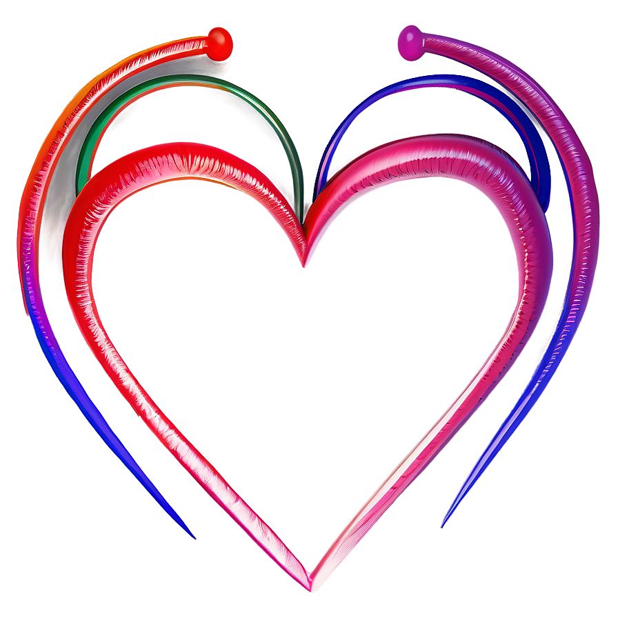 Heart Outline Drawing Png Wuv PNG Image