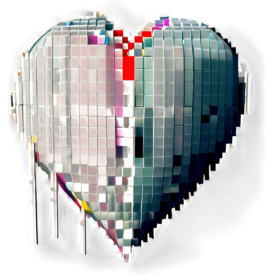 Heart Pixel Pattern Png Ddu PNG Image