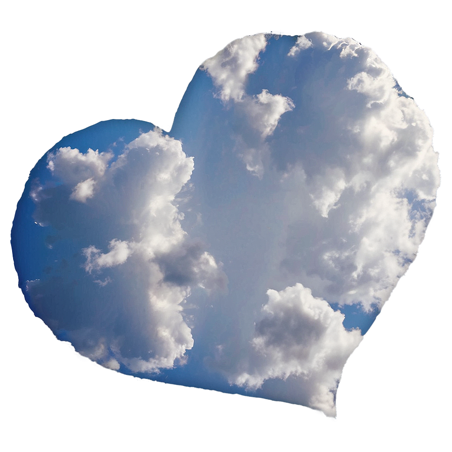 Heart Shaped Cloud Png Nms23 PNG Image