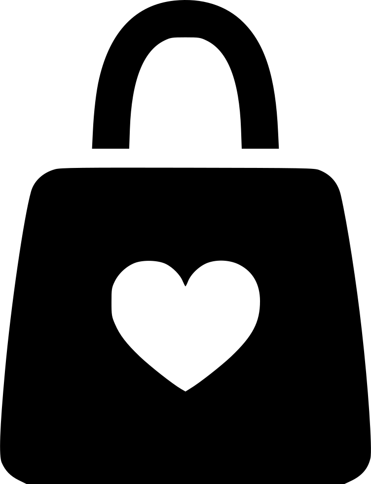 Heart Shaped Cutout Lock Icon PNG Image