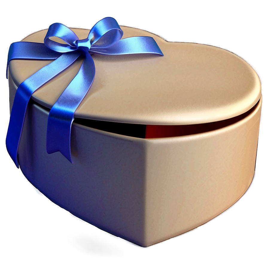 Heart Shaped Gift Box Png Asy PNG Image