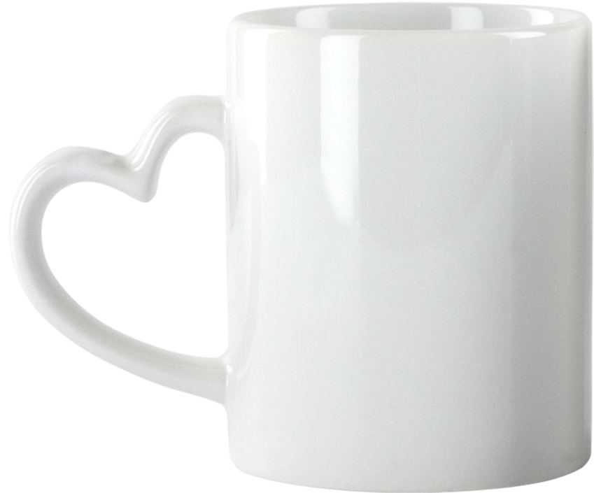 Heart Shaped Mug Handle PNG Image