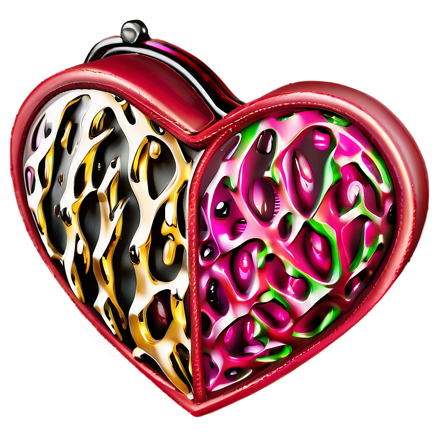 Heart Shaped Purse Png 05242024 PNG Image