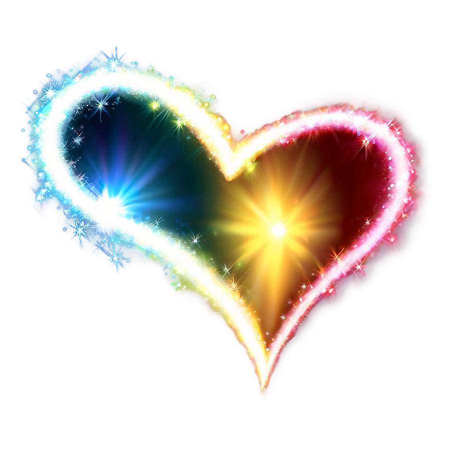 Heart Sparkle Effect Png Uhv72 PNG Image