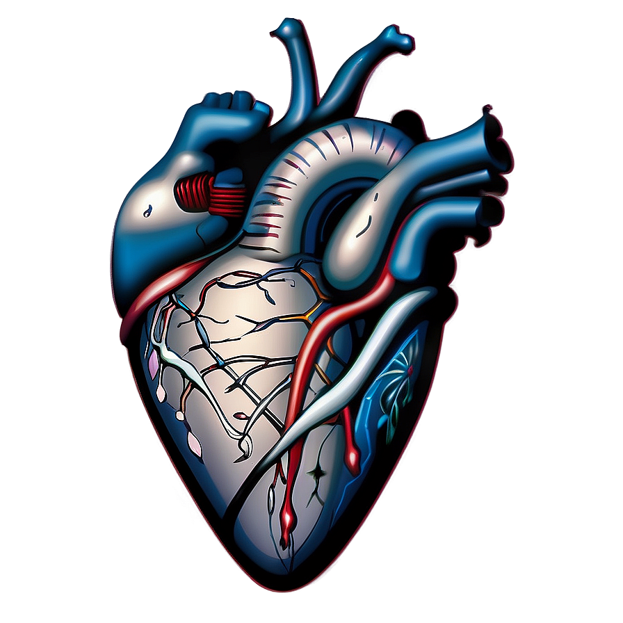 Heart Tattoo Clipart Png 05042024 PNG Image