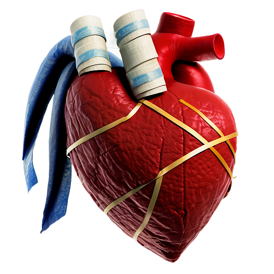 Heart With Bandage Png A PNG Image