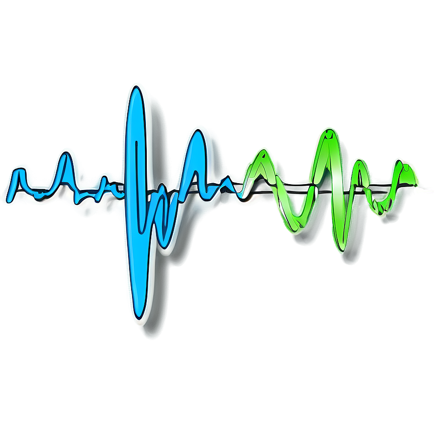 Heartbeat Sound Wave Png Edm27 PNG Image