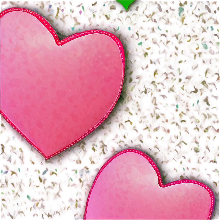 Heartfelt Pink Hearts Collection Png 06122024 PNG Image