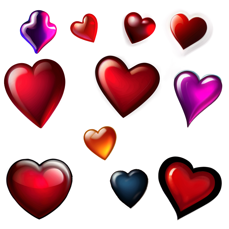 Hearts Emoji Png 78 PNG Image